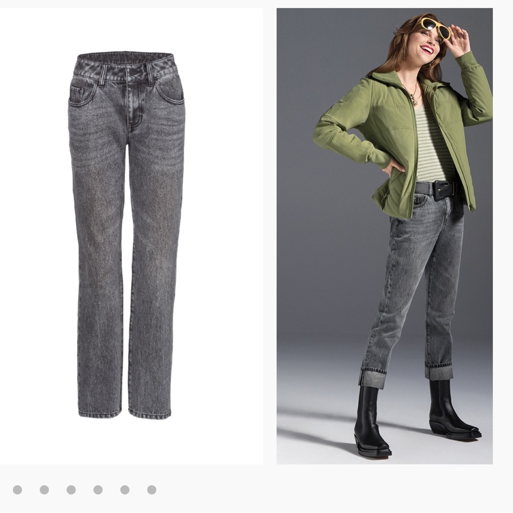 COPY - Cabi ‘22 100% Boyfriend Jean Smoke Size 10